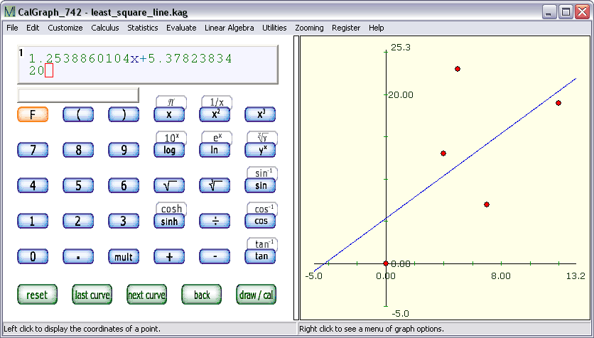 CalGraph screenshot